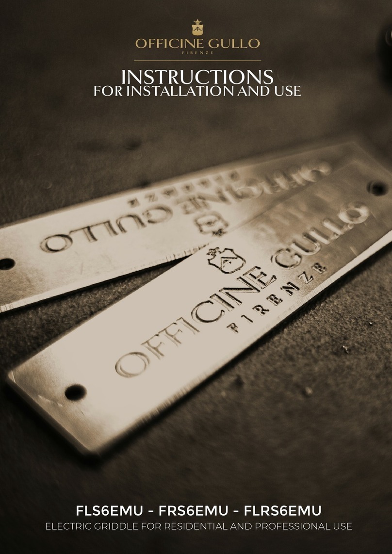 Officine Gullo FLS6EMU General instructions for installation and use