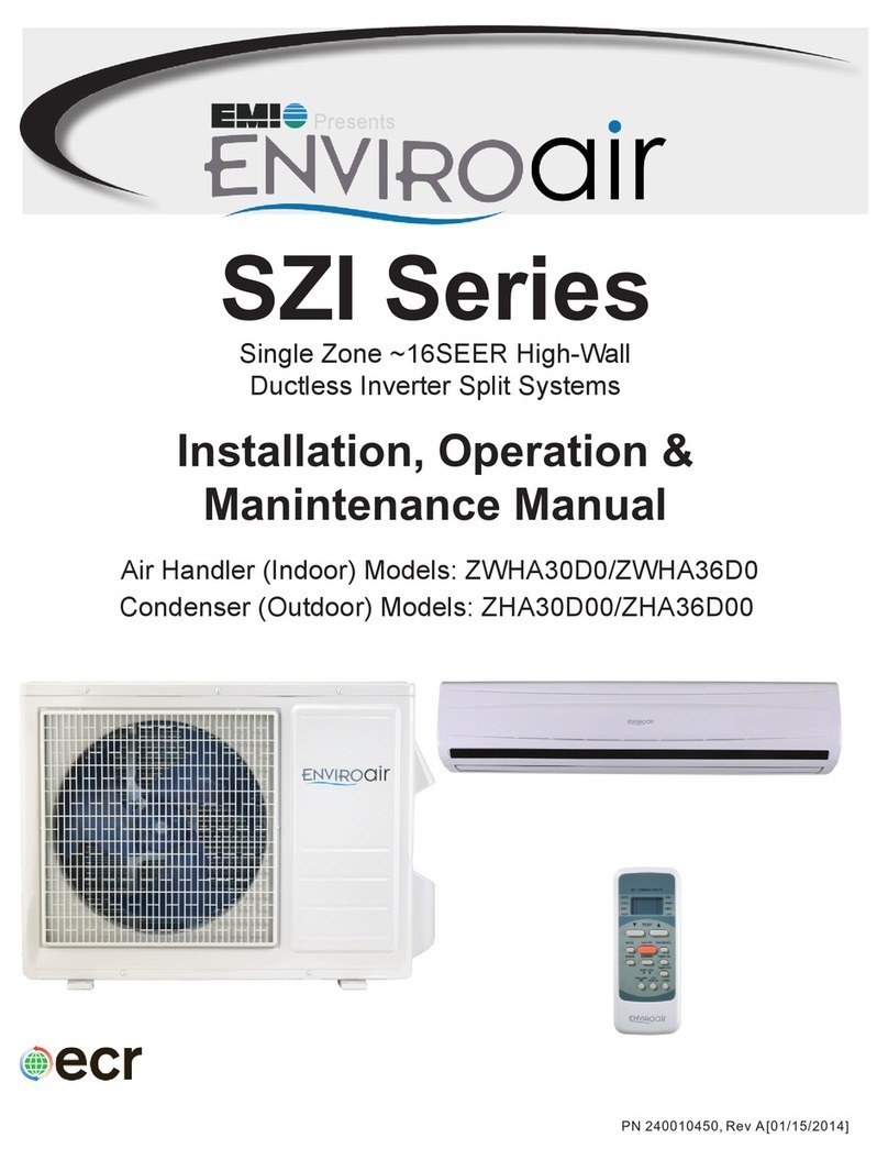 EMI ENVIROair SZI Series Owner's manual