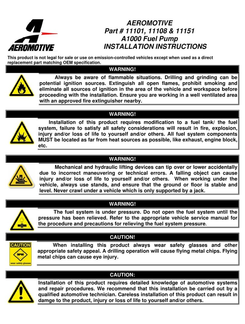 Aero-motive A1000 installation instructions