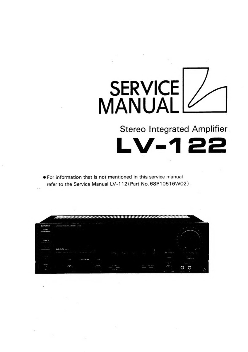 Luxman LV-122 User manual