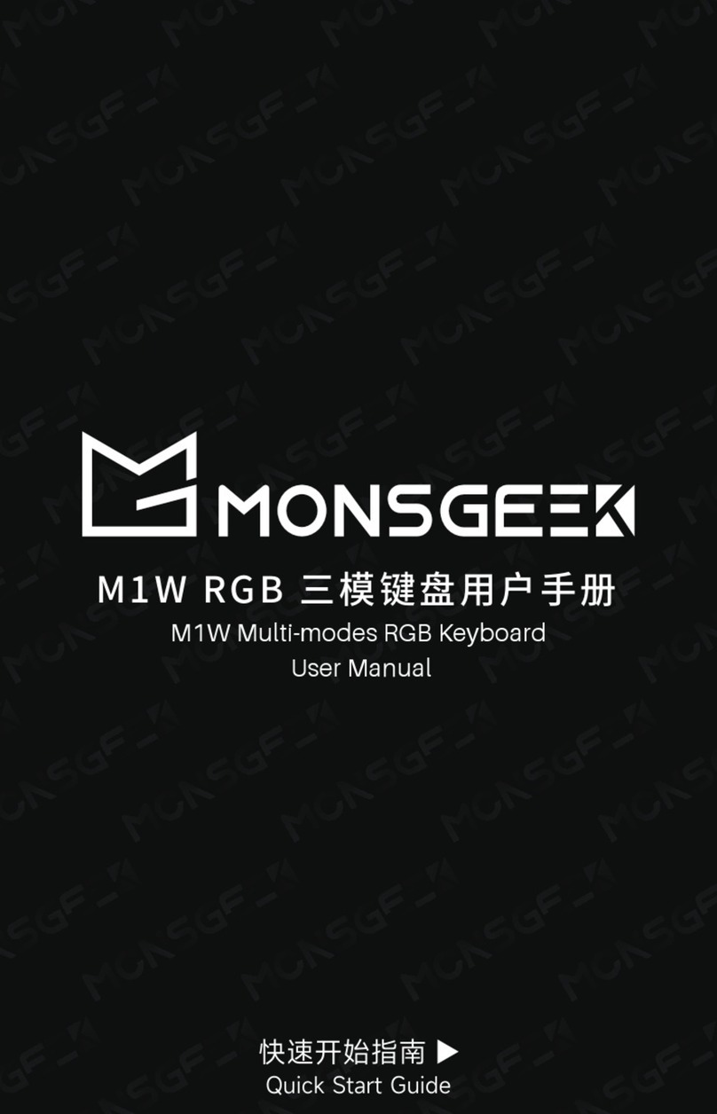 MONSGEEK M1W RGB quick start guide
