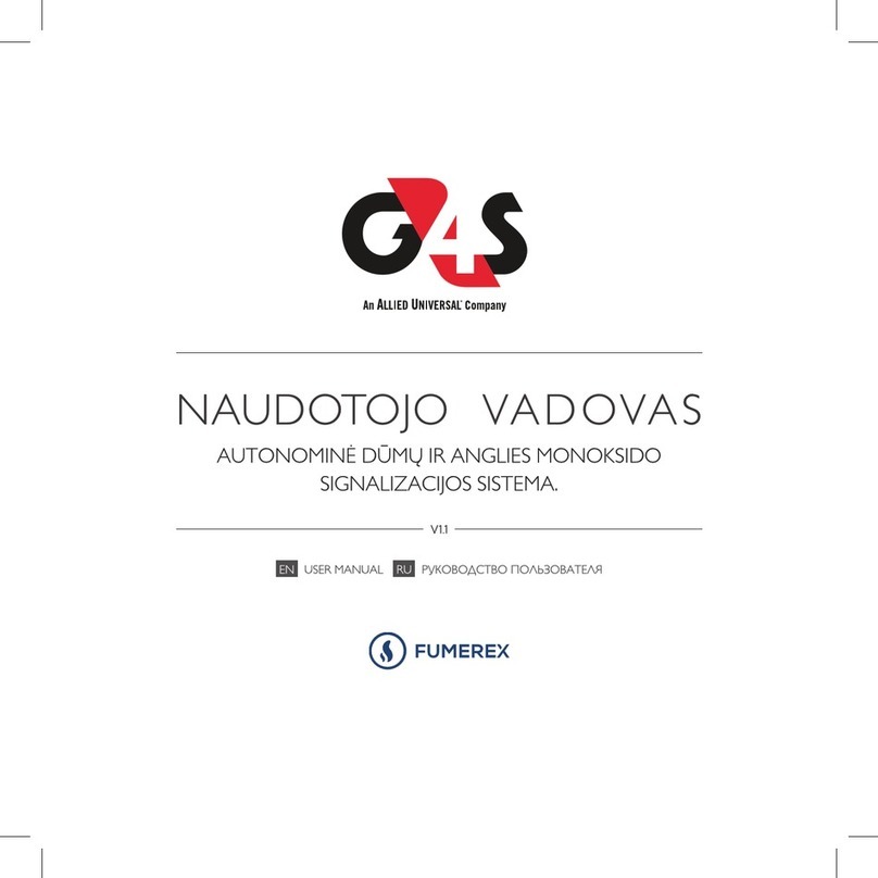 G4S Fumerex user manual