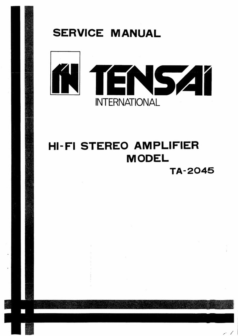 Tensai TA-2045 Service manual