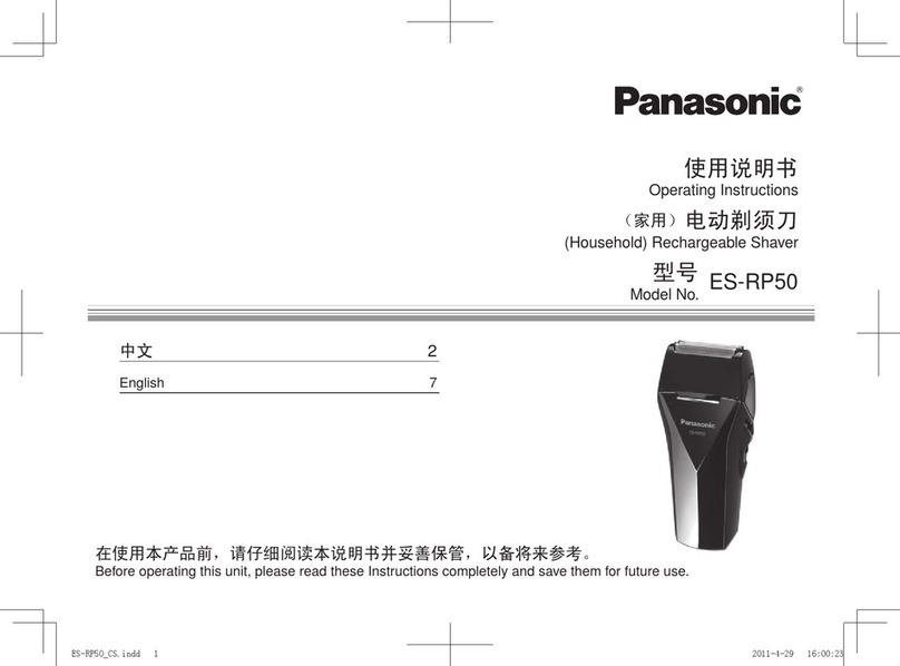 Panasonic ES-RP50 User manual