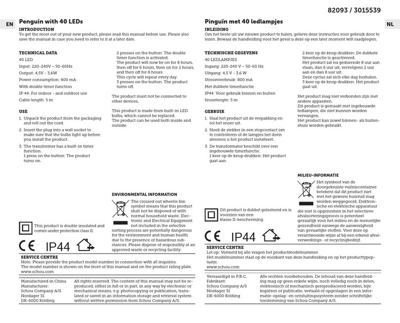 Schou 82093 manual