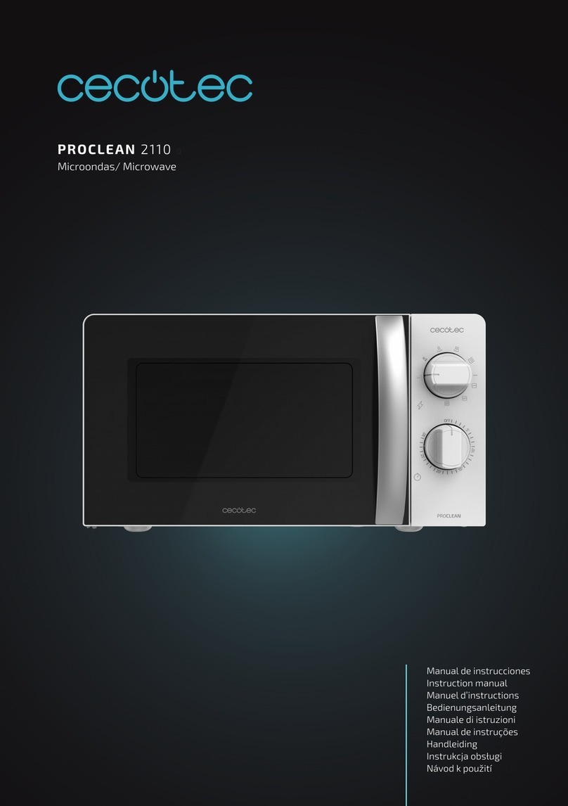 cecotec PROCLEAN 2110 User manual