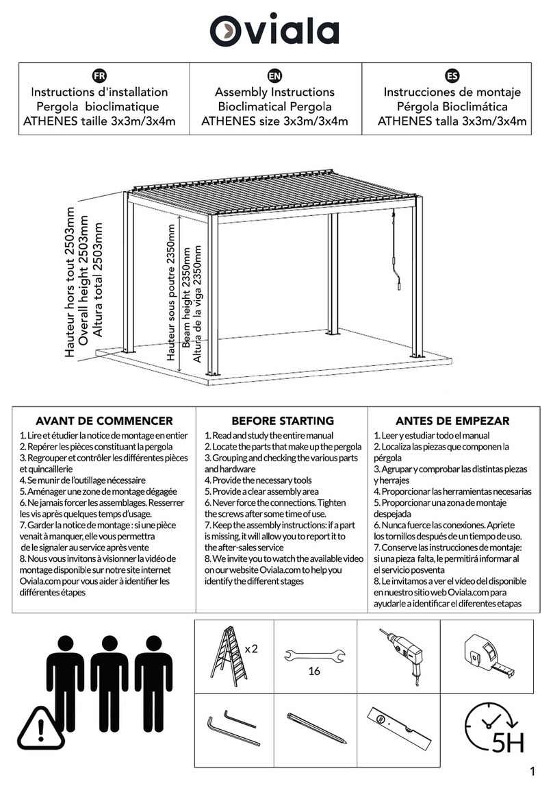 oviala ATHENES Assembly instructions