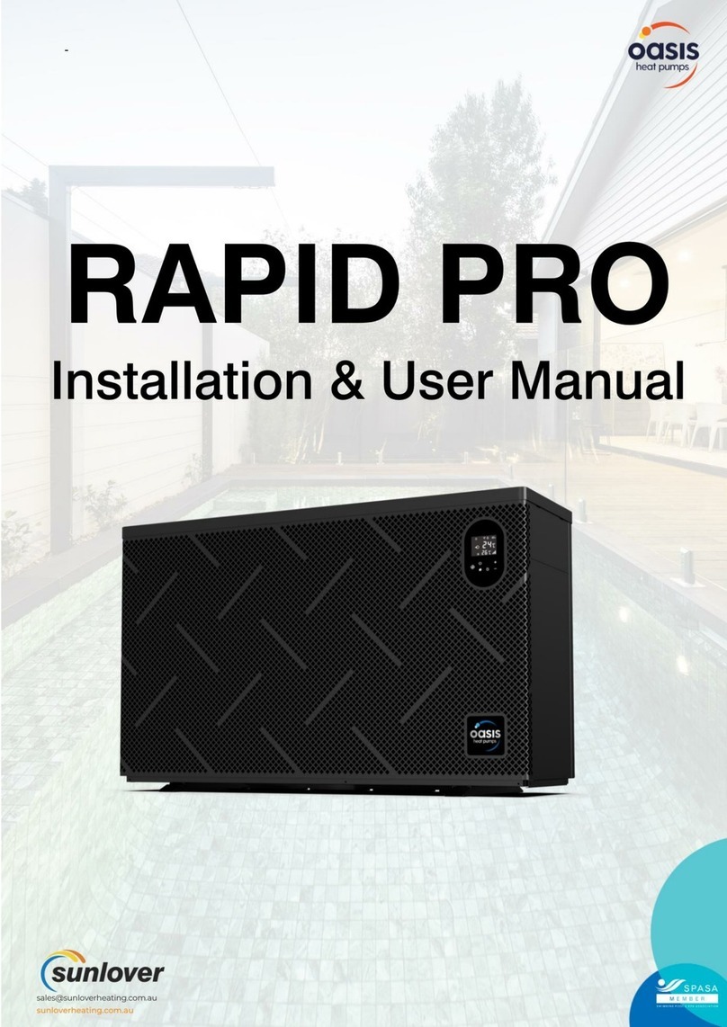 Oasis RAPID PRO RP14 Installation & user manual