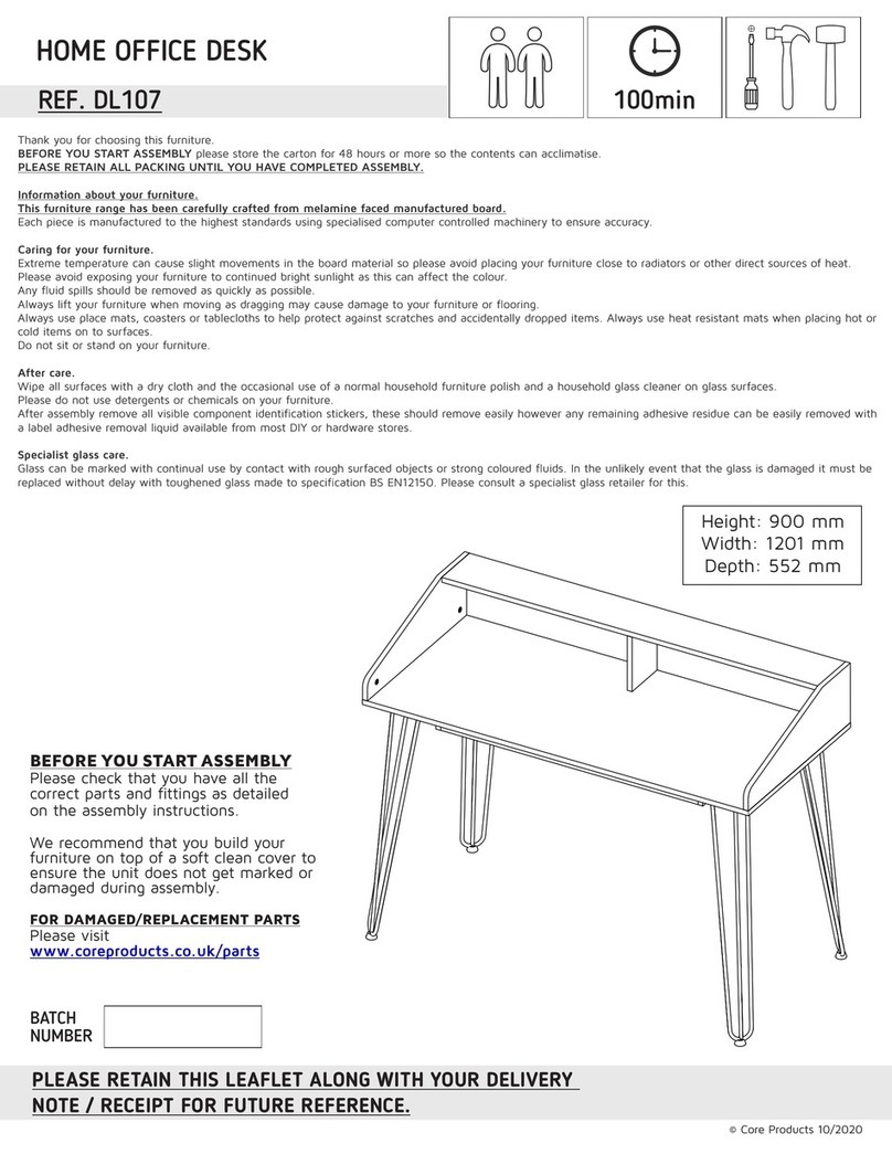 Core Products Auckland DL107 manual