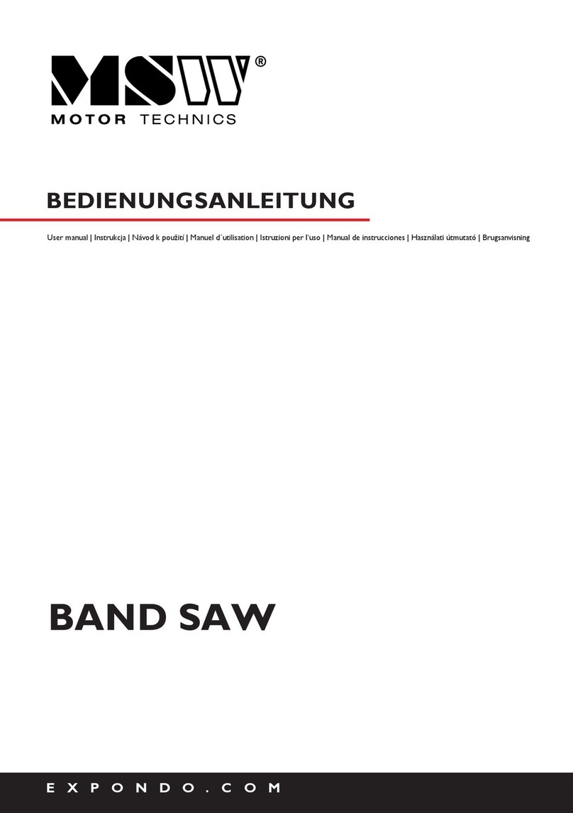 MSW Motor Technics MSW-BS950S user manual