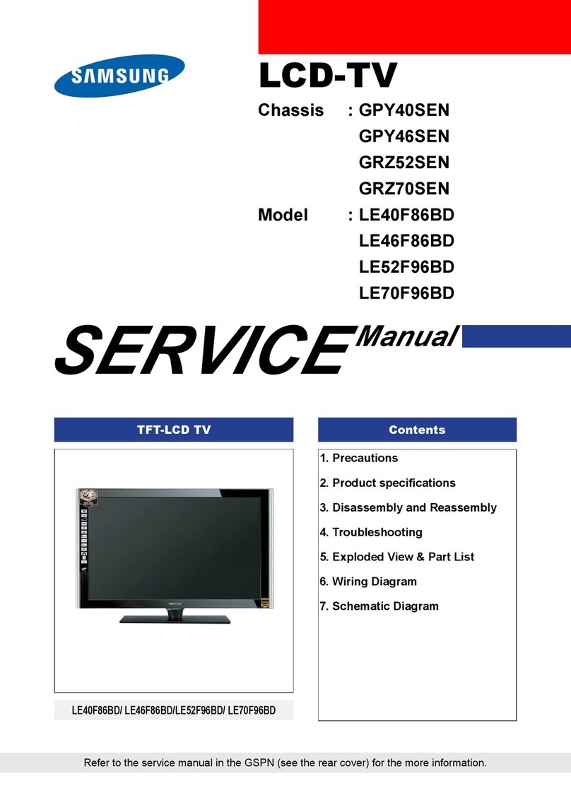 Samsung LE40F86BD User manual