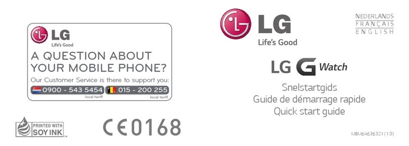 LG G WATCH User manual LG G WATCH User manual