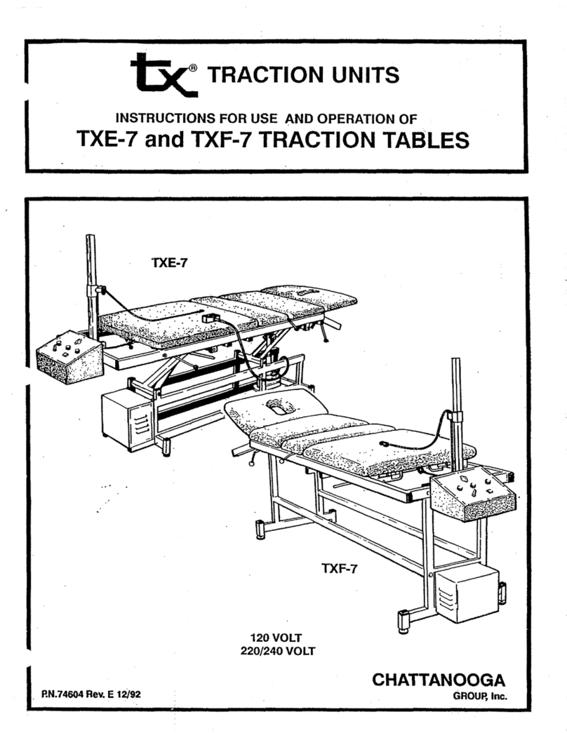 Chattanooga TXE-7 Instructions for Use and Operation Chattanooga TXE-7 Instructions for Use and Operation