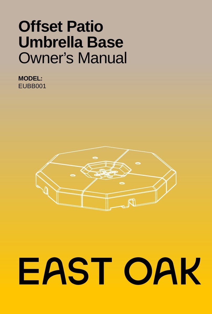 EAST OAK EUBB001 owner's manual