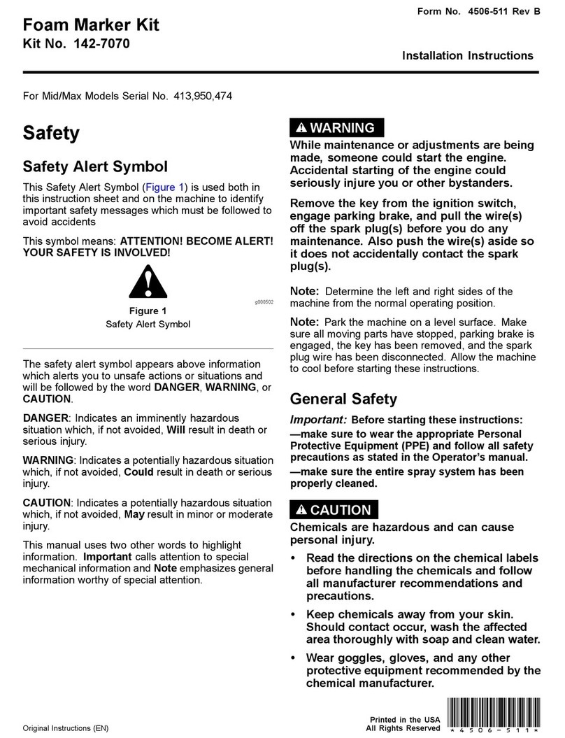 Toro 142-7070 installation instructions