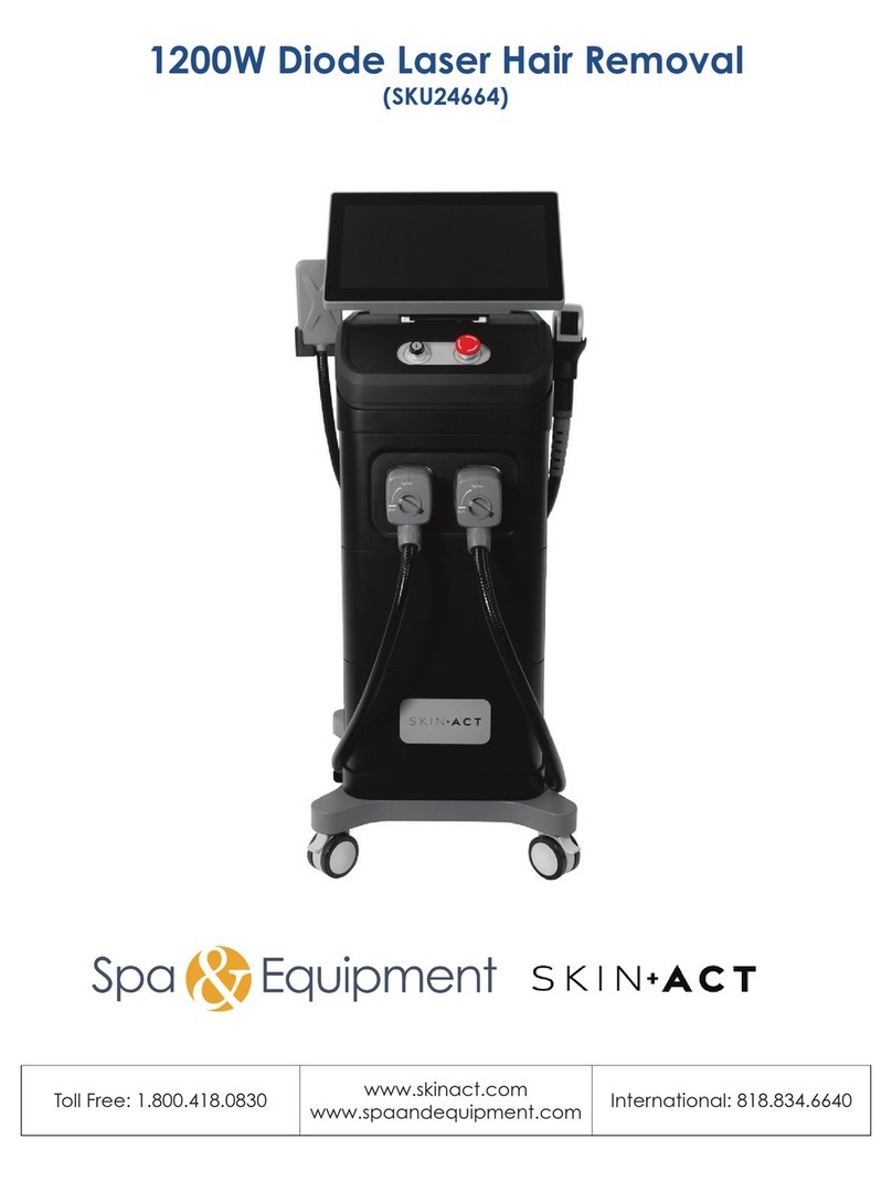 Skinact Spa & Equipment 24664 manual