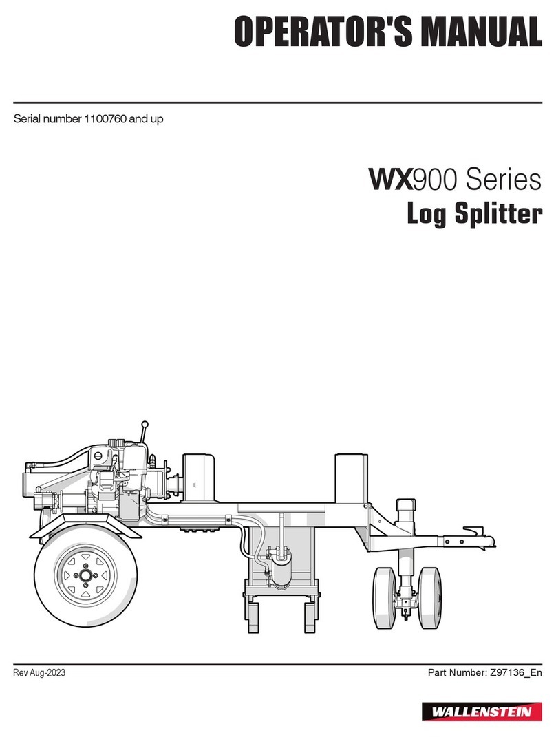 Wallenstein WX900 Series Operator's manual
