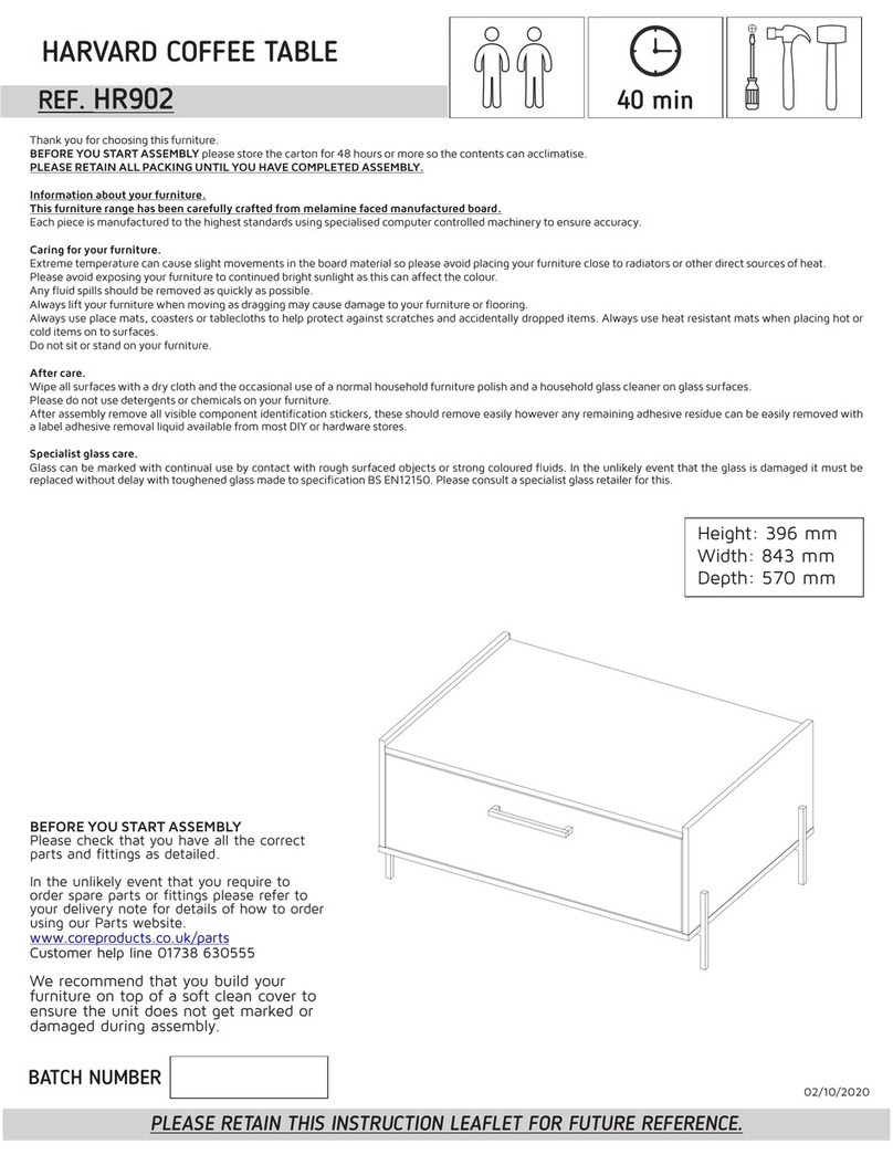 Core Products HARVARD HR902 User manual