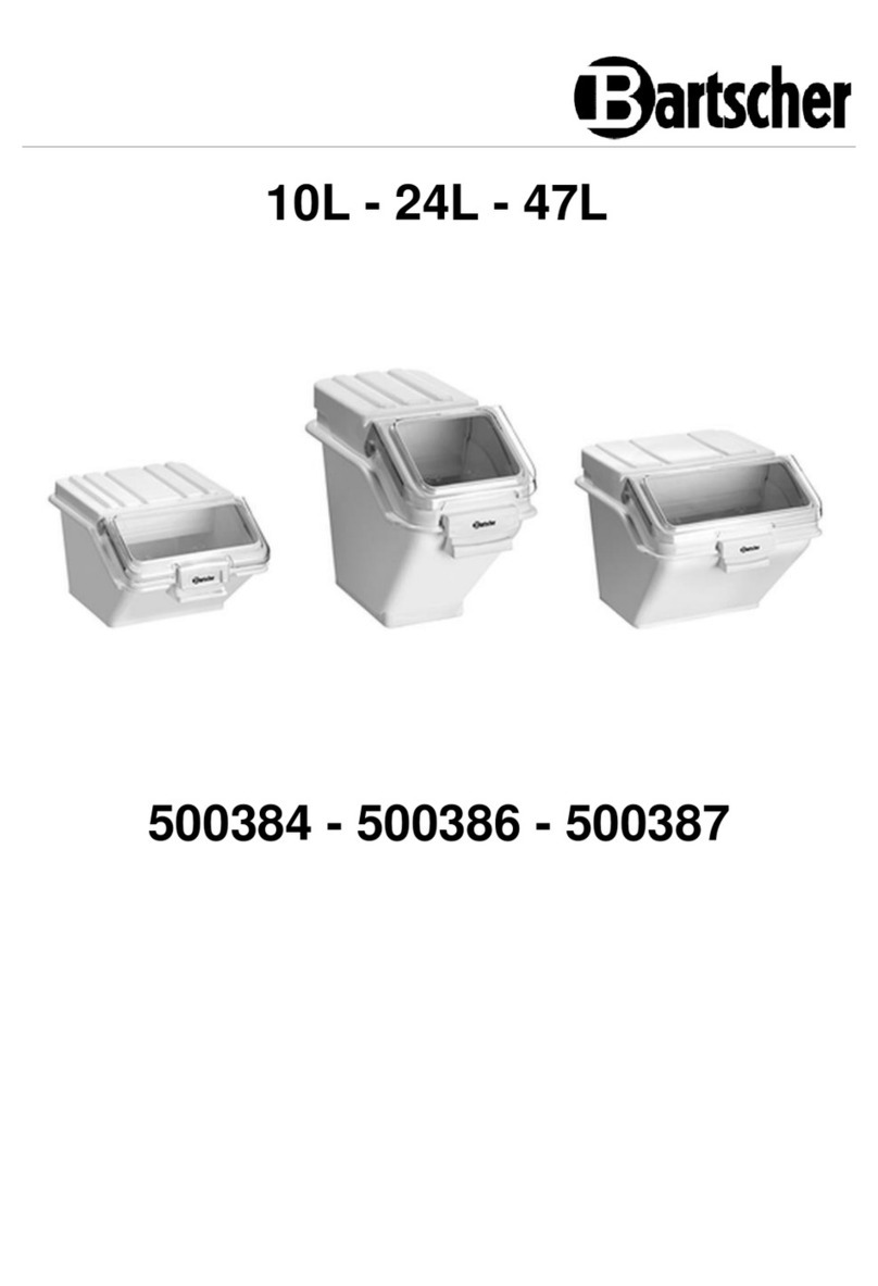 Bartscher 500384 User manual