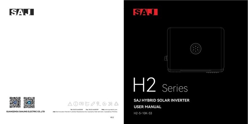 SAJ H2 Series User manual