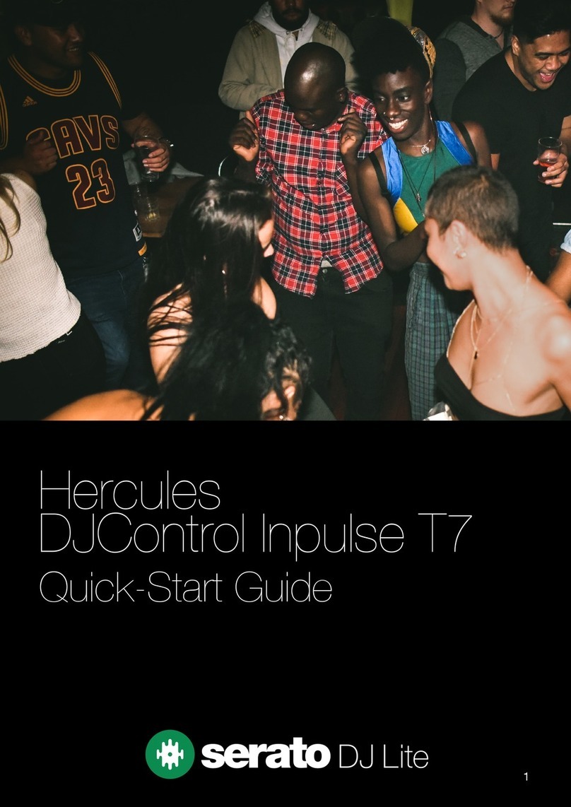Hercules DJCONTROL INPULSE T7 User manual