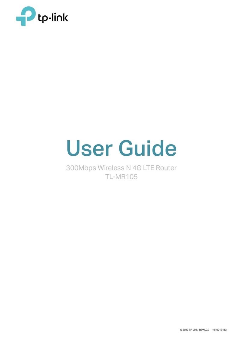 TP-Link TL-MR105 User manual