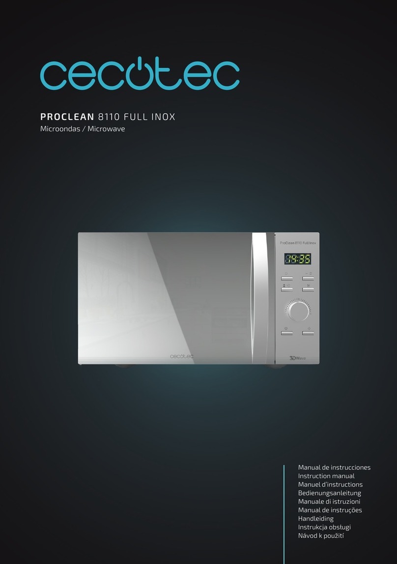 cecotec ProClean 8110 Full Inox instruction manual