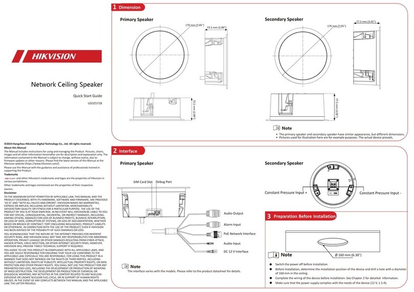 HIK VISION DS-QAZ1203G1-BE quick start guide