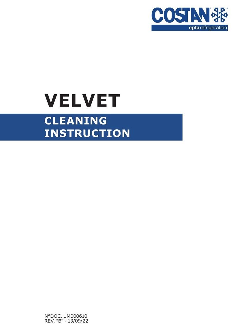 Costan VELVET Cleaning instruction
