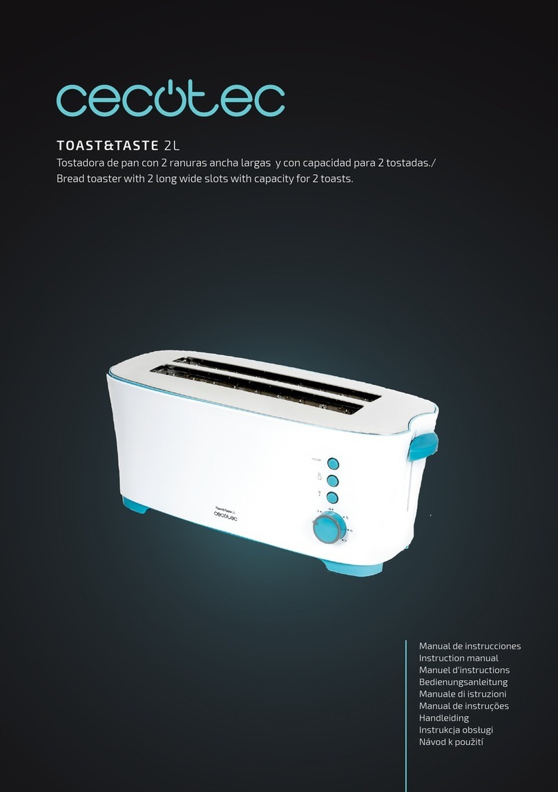 cecotec Toast&Taste 2L User manual