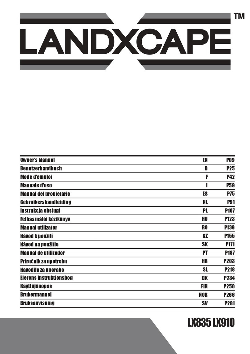 Landxcape LX835 owner's manual