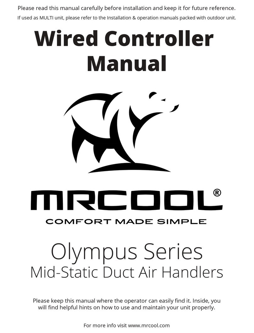 MrCool Olympus Series User manual
