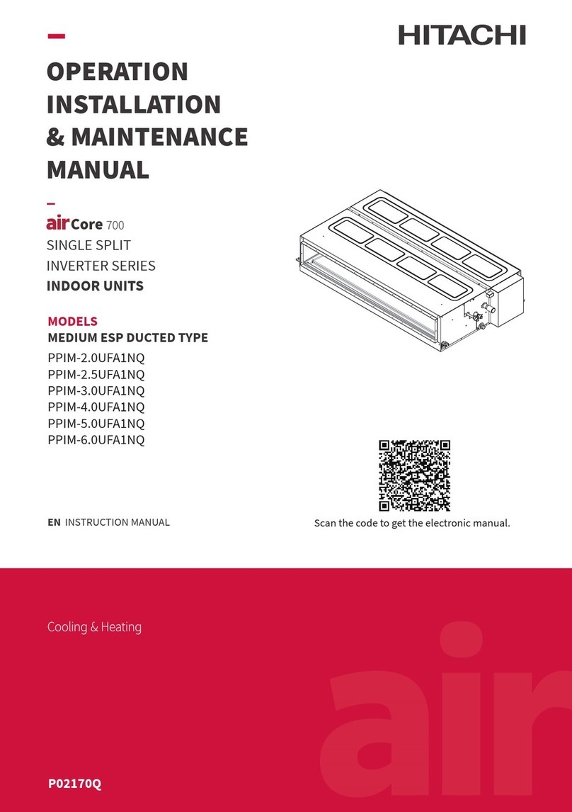 Hitachi air Core 700 Instruction Manual