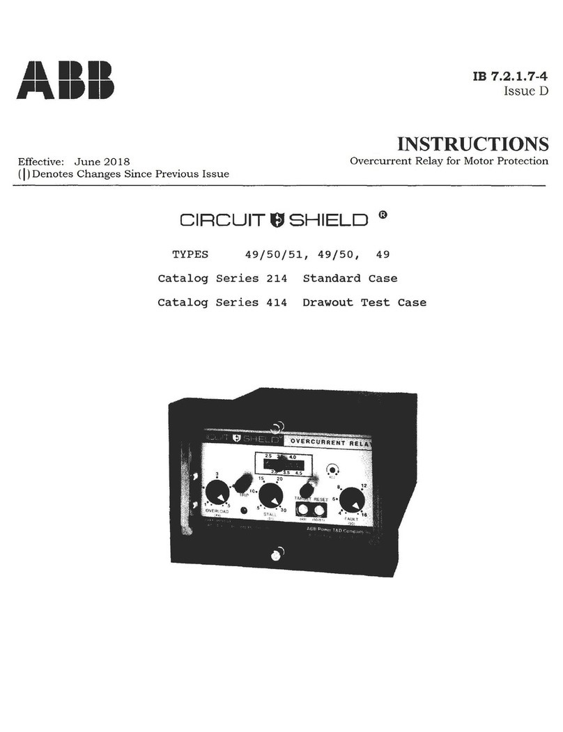 ABB CIRCUIT SHIELD 49/50/51 User manual
