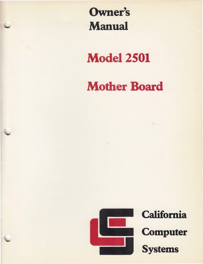 CCS 2501 owner's manual