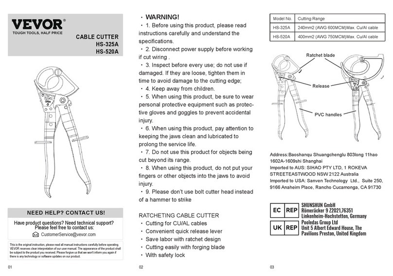 VEVOR HS-325A manual