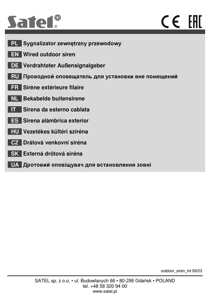 Satel SD-3001 R manual