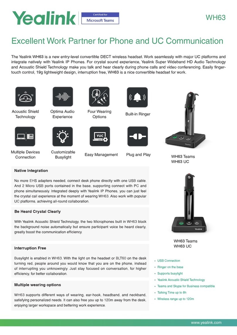 Yealink WH63 manual