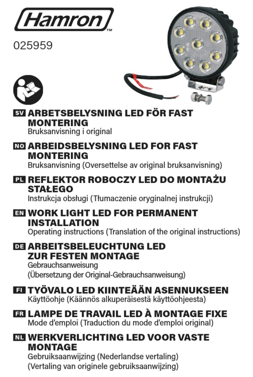 Hamron 025959 User manual
