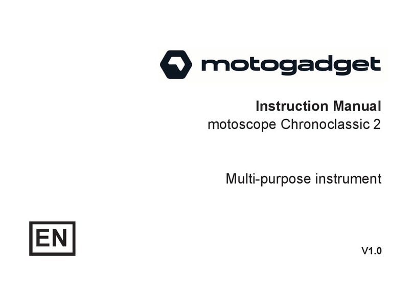motogadget Chronoclassic 2 instruction manual