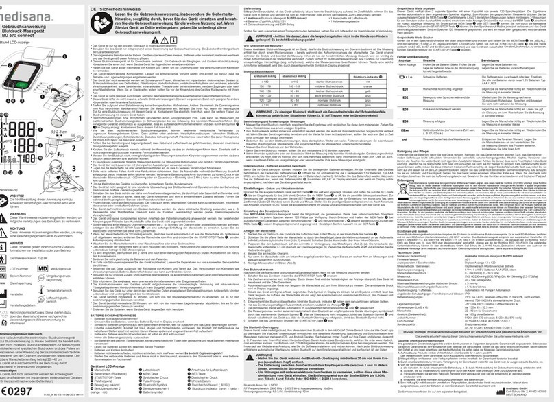 Medisana BU 570 connect User manual