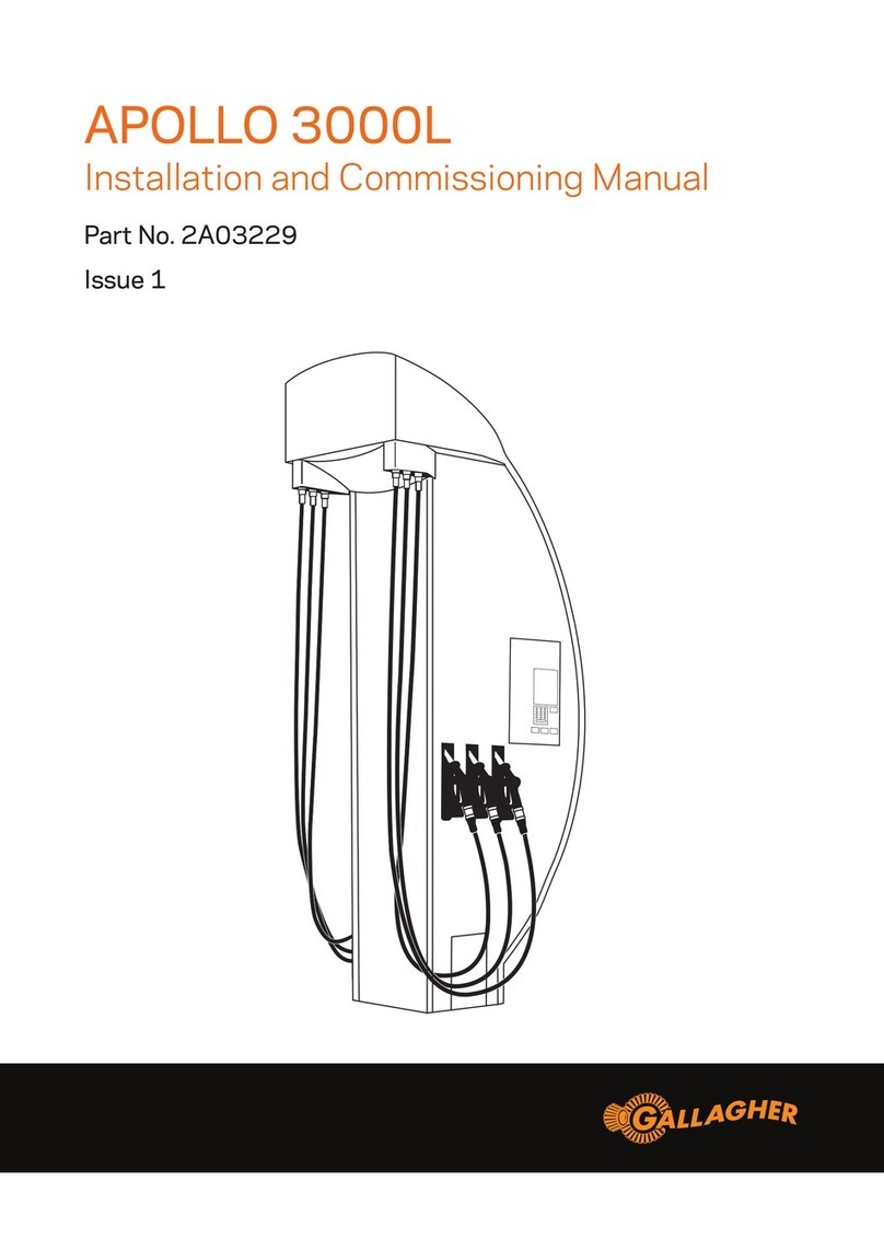 Gallagher APOLLO 3000L Installation and commissioning manual