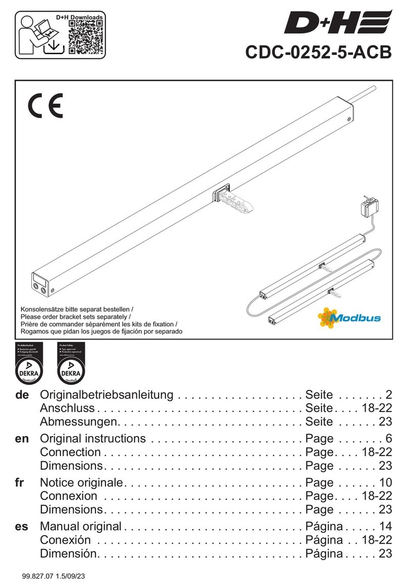 D+H CDC-0252-5-ACB Original instructions