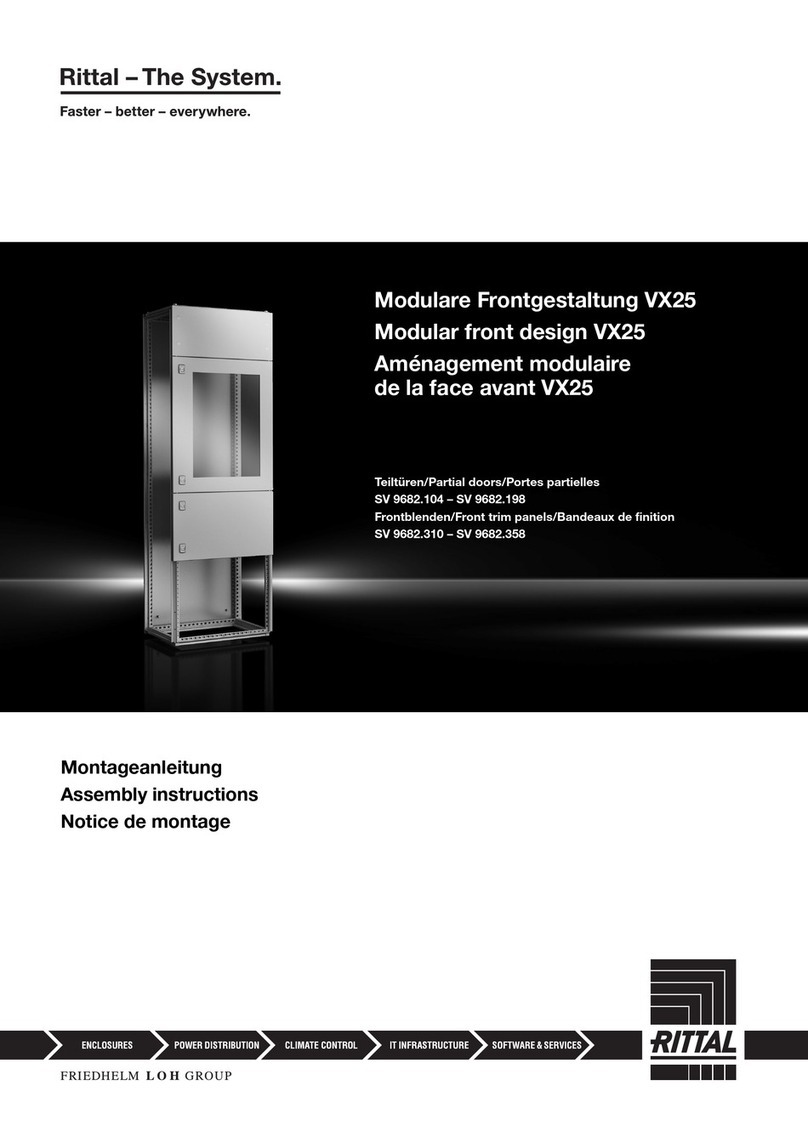 Rittal VX25 Blue e+ Assembly instructions