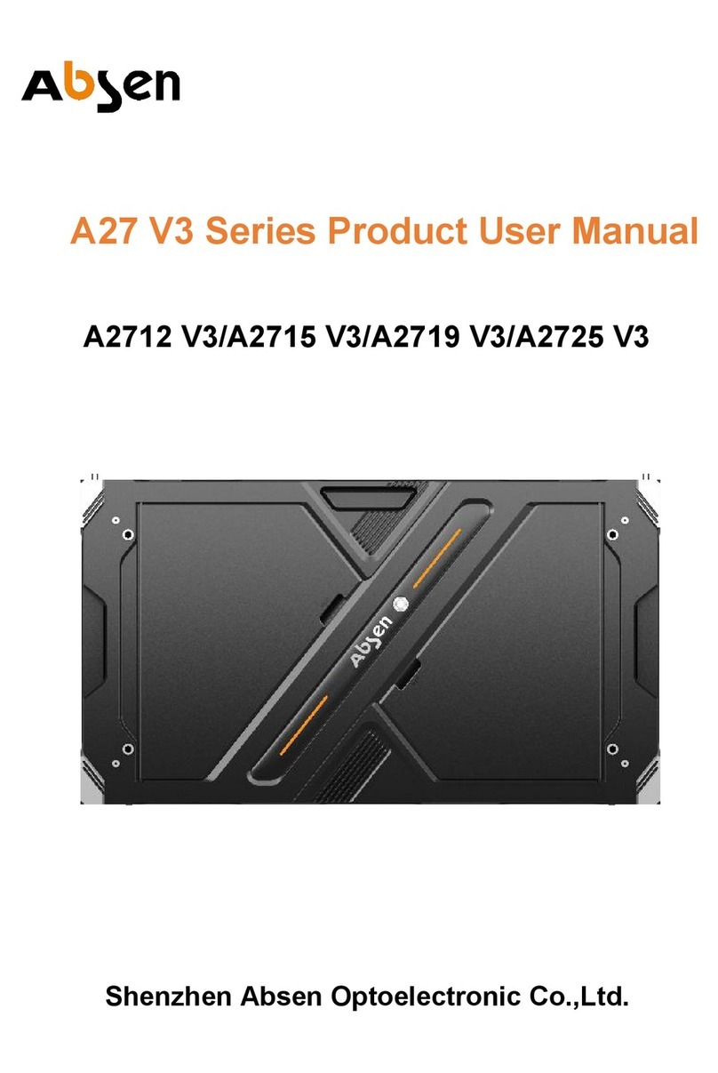 Absen A27 V3 Series user manual