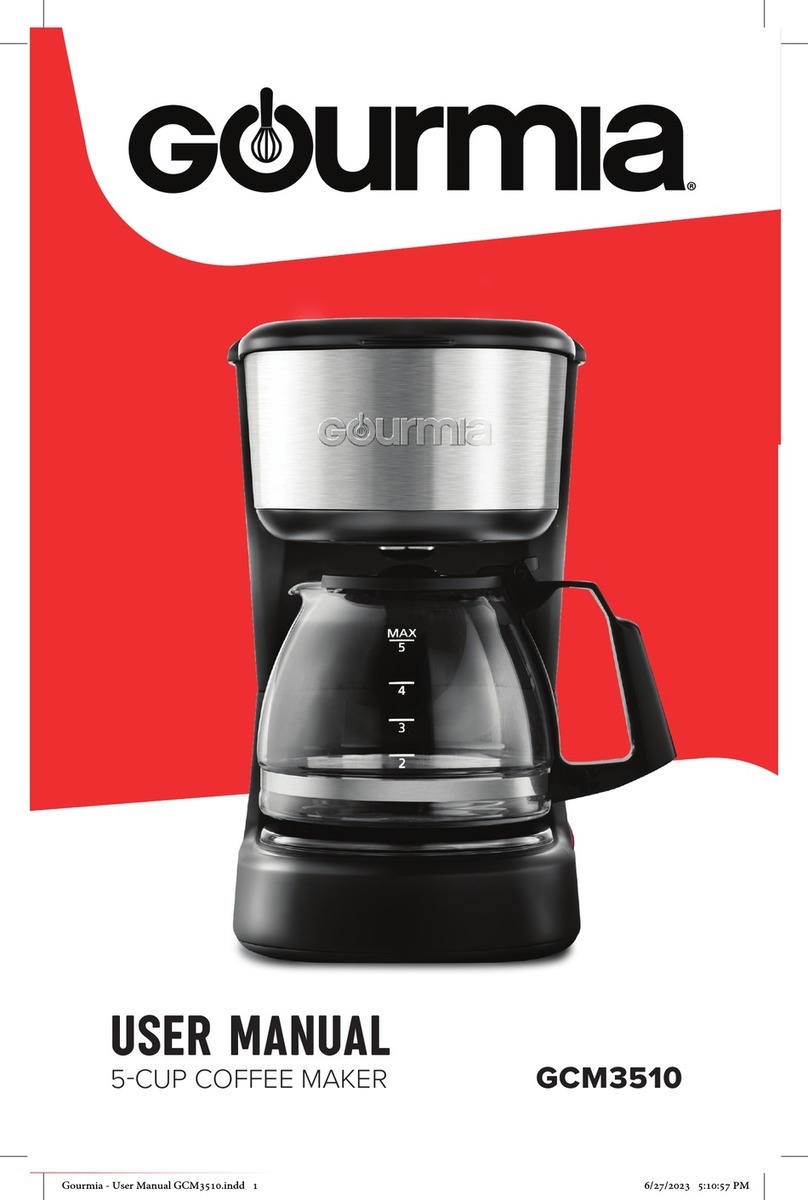 Gourmia GCM3510 User manual Gourmia GCM3510 User manual