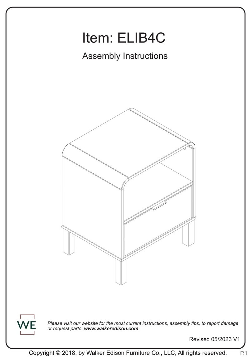 Walker Edison ELIB4C User manual Walker Edison ELIB4C User manual