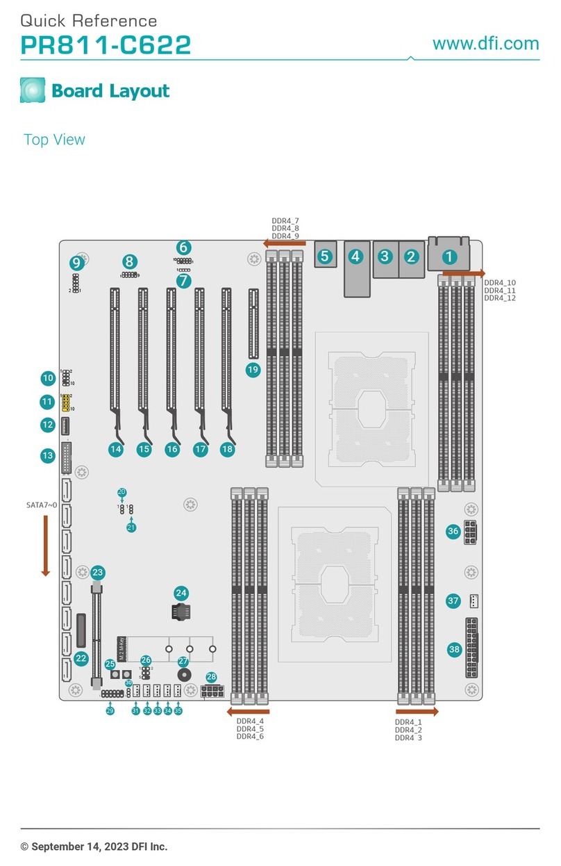 DFI PR811-C622 User manual