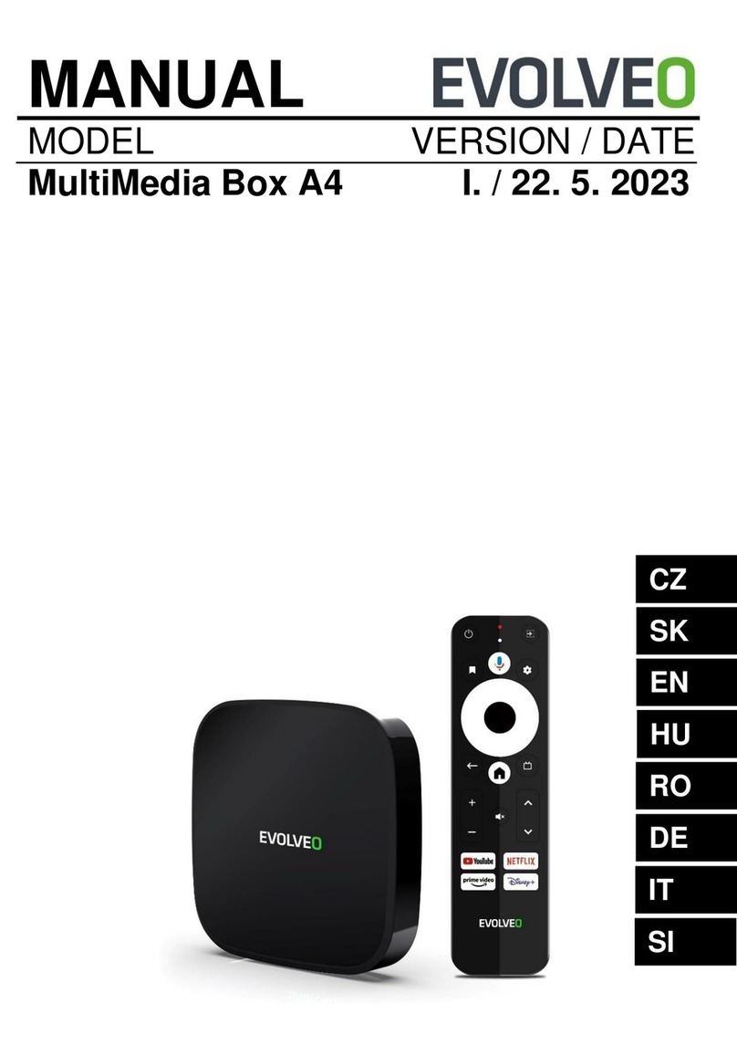 Evolveo MultiMedia Box A4 manual
