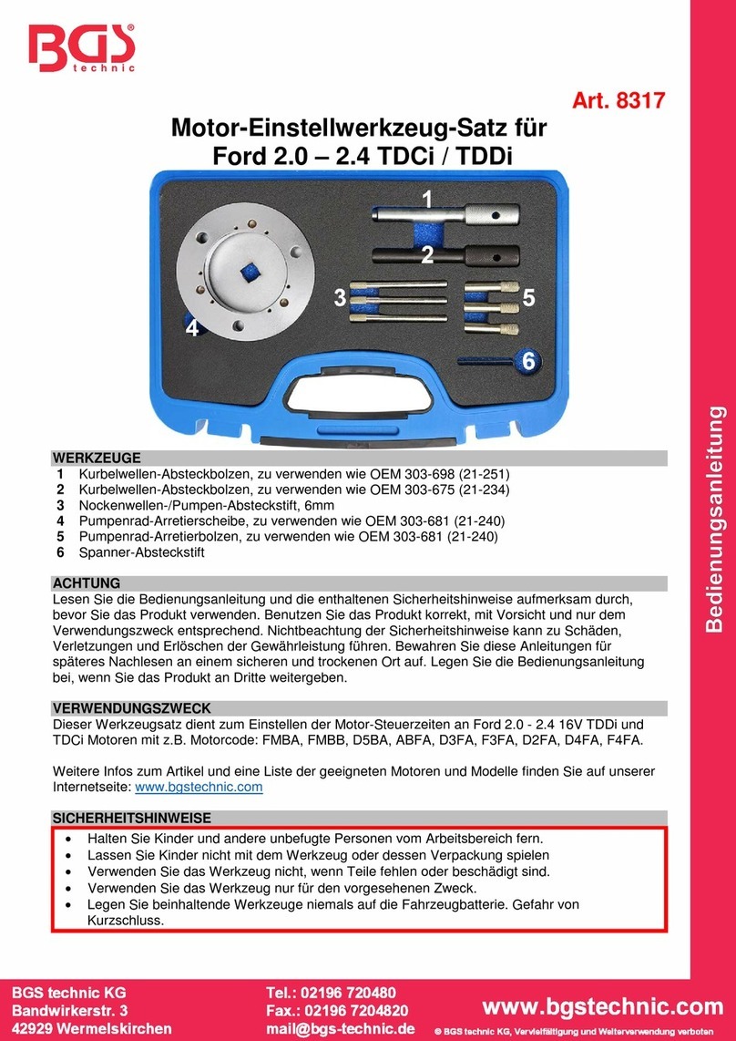 BGS technic 8317 User manual